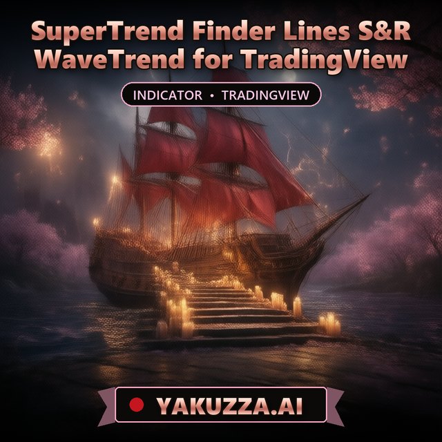 SuperTrend Finder Lines S&R WaveTrend for TradingView — Trend Indicator