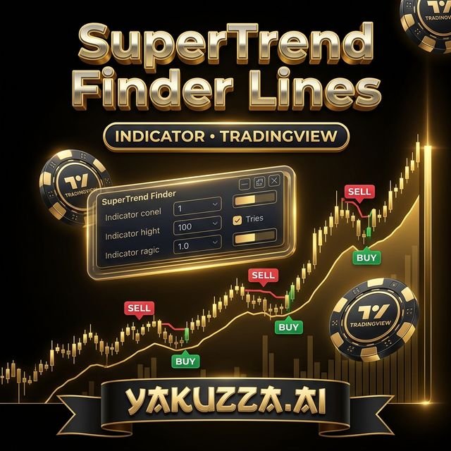 SuperTrend Finder Lines S&R WaveTrend for Tradin — مؤشر الاتجاه