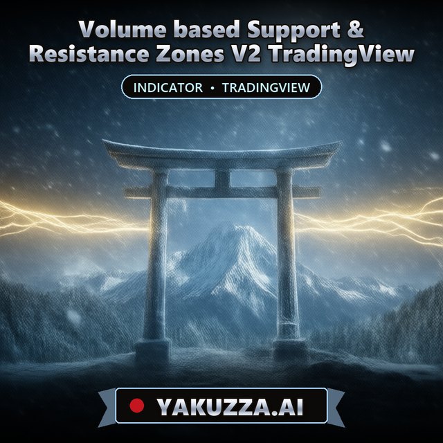 Volume based Support & Resistance Zones V2 TradingView — Support & Resistance Indicator