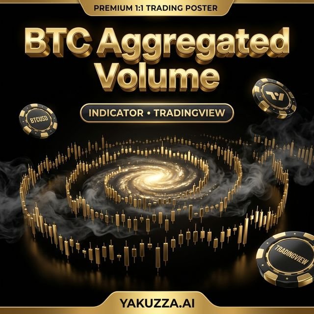 BTC Spot Aggregated Volume + 20EMA — مؤشر حجم البيتكوين المجمّع من عدة منصات