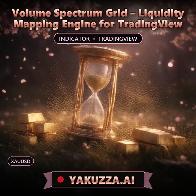 Volume Spectrum Grid – Liquidity Mapping Engine for TradingView — Gold Indicator