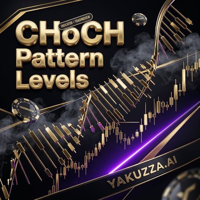 Choch Pattern Levels [BigBeluga] — مؤشر كشف تغيّر هيكل السوق CHoCH