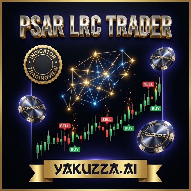 PSAR LRC [CRT Trader] — مؤشر باربوليك سار مع قناة الانحدار الخطي