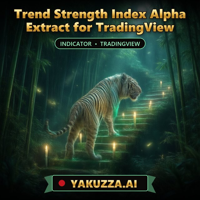 Trend Strength Index Alpha Extract for TradingView — Trend Indicator