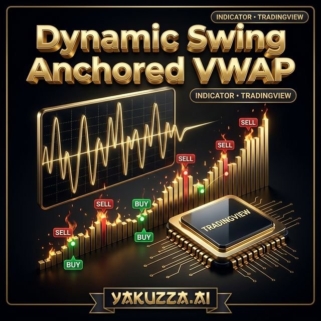 Dynamic Swing Anchored VWAP Zeiierman for Tradin — مؤشر VWAP مرتبط بقمم وقيعان السوق