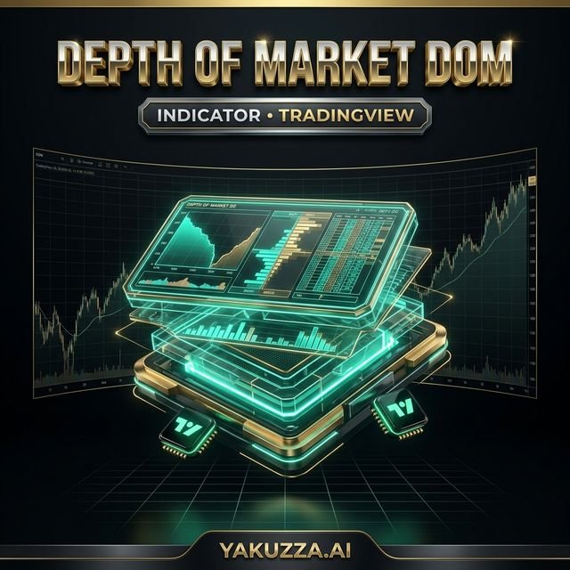 Depth of Market (DOM) [LuxAlgo] — مؤشر عمق السوق DOM وتحليل السيولة