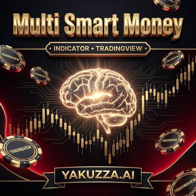 Multi Smart Money — مؤشر مفاهيم السيولة المؤسساتية المجمّعة