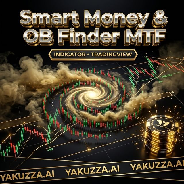 Smart Money & OB Finder MTF — مؤشر أوردر بلوك متعدد الفريمات SMC