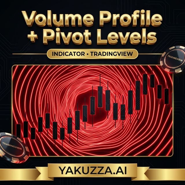 Volume Profile + Pivot Levels ChartPrime for Tra — مؤشر بروفايل الحجم ومستويات البيفوت