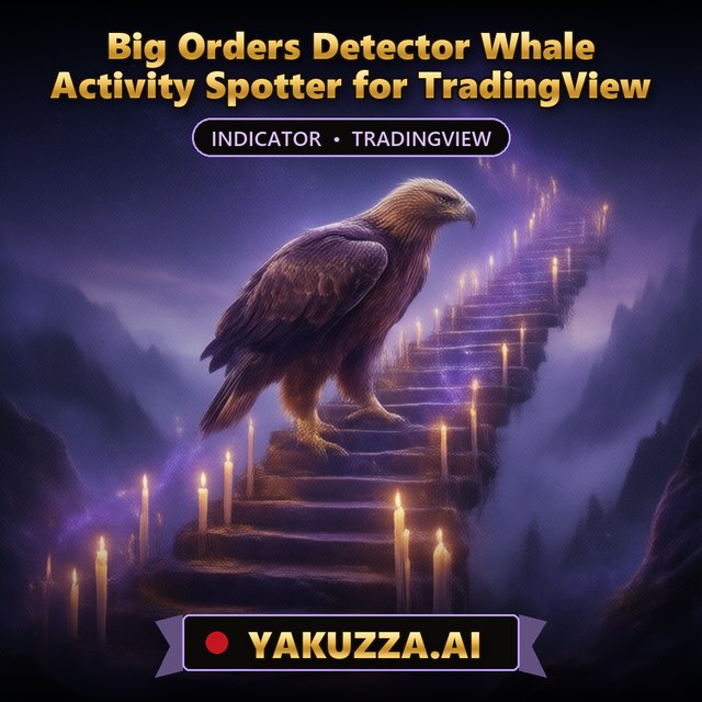Big Orders Detector Whale Activity Spotter for TradingView — Trend Indicator