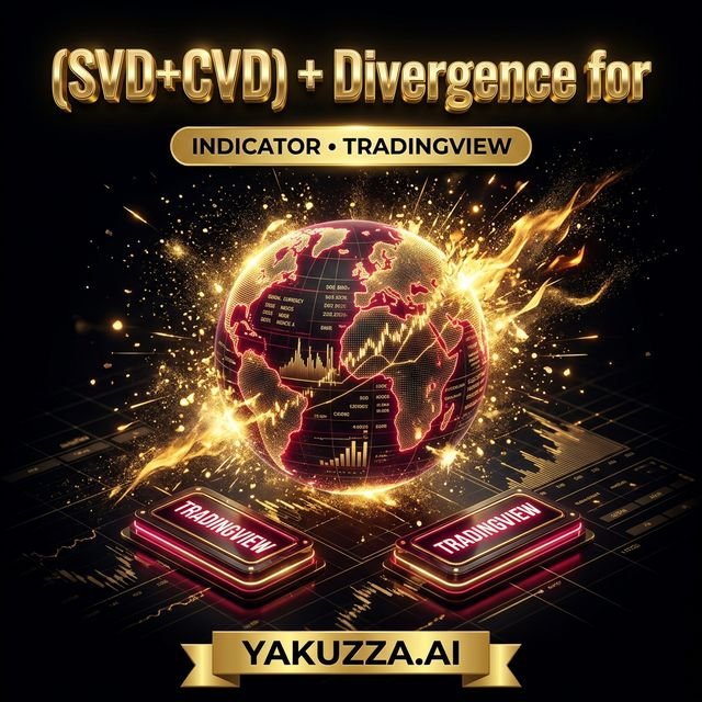 (SVD+CVD) + Divergence for TradingView — مؤشر حجم الشرا والبيع التراكمي CVD