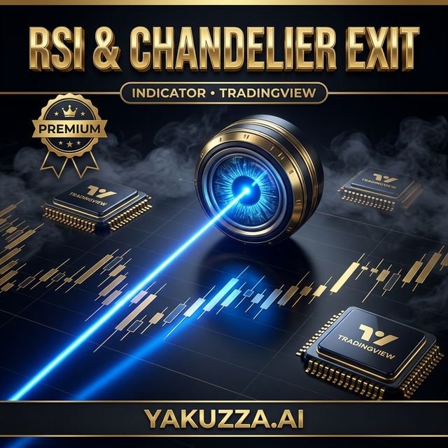 RSI & Chandelier Exit — مؤشر RSI مع نقاط خروج Chandelier