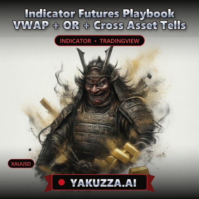 Indicator Futures Playbook VWAP + OR + Cross Asset Tells — Gold Indicator