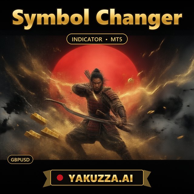 Symbol Changer — مؤشر الباوند دولار، الدولار ين والذهب
