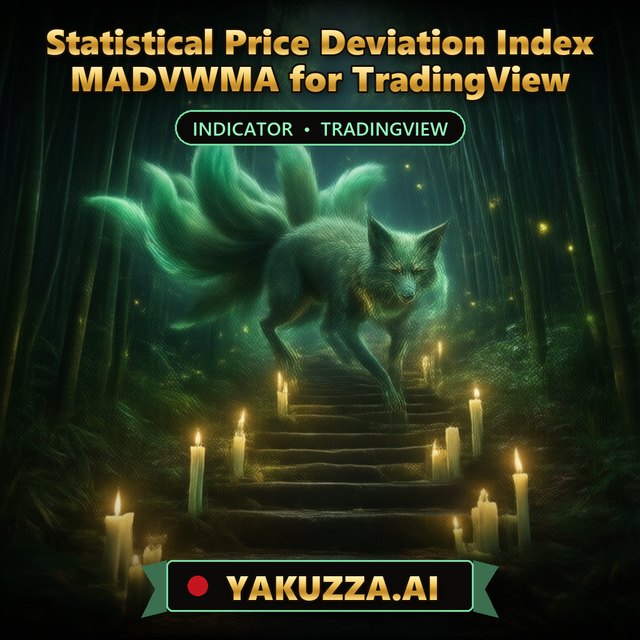 Statistical Price Deviation Index MADVWMA for TradingView — Trend Indicator
