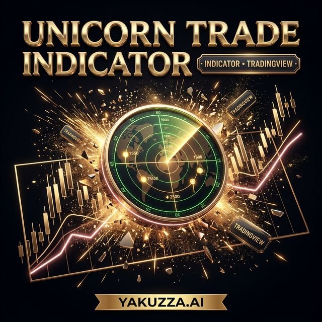 Unicorn Trade Indicator Enhanced V1 for TradingV — مؤشر يونيكورن للبلوكات والفجوات السعرية