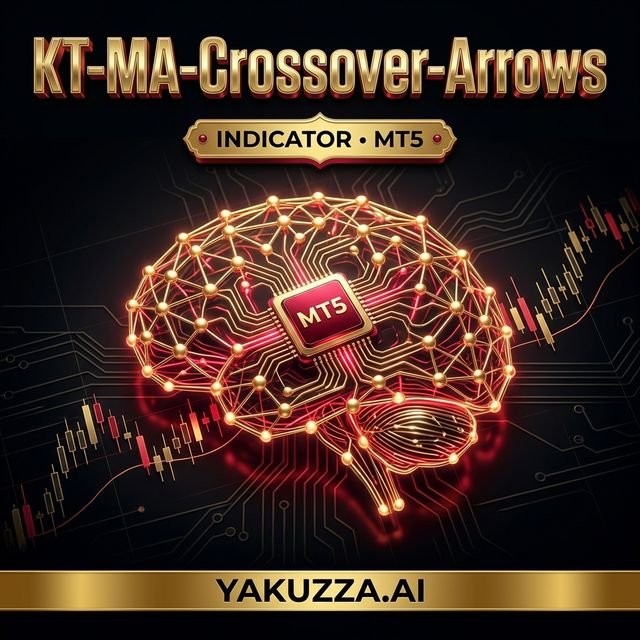 KT-MA-Crossover-Arrows — مؤشر تقاطع المتوسطات المتحركة بالأسهم