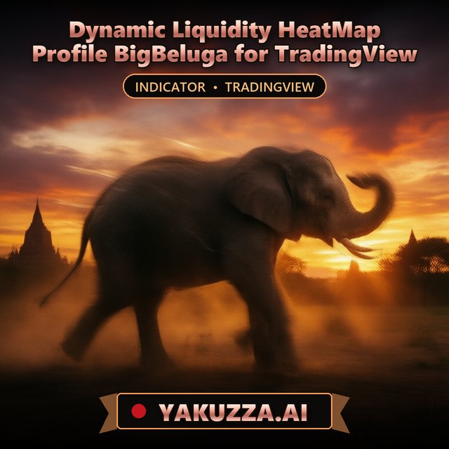 Dynamic Liquidity HeatMap Profile BigBeluga for TradingView — Scalping Indicator