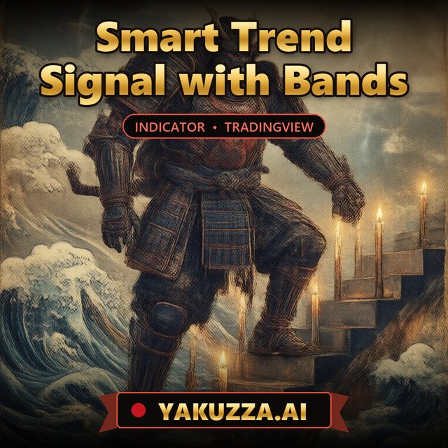 Smart Trend Signal with Bands — Trend Indicator