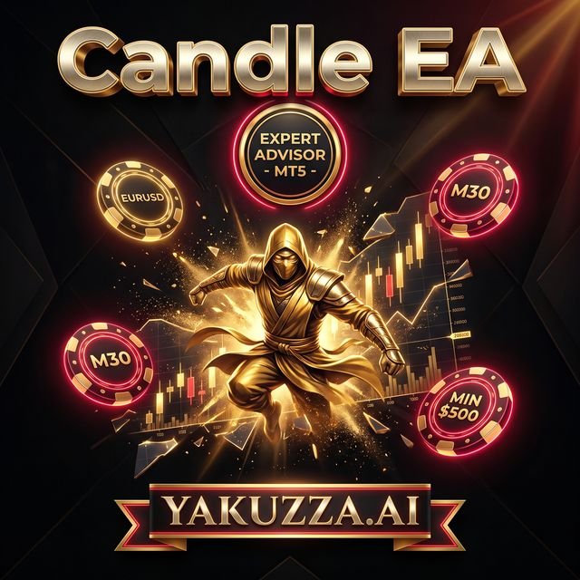 Candle EA — روبوت تداول اليورو دولار، الباوند دولار والذهب آلي