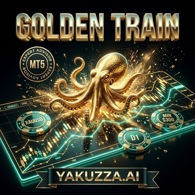 GOLDEN TRAIN — روبوت تداول الذهب اليومي مع وقف خسارة مدمج