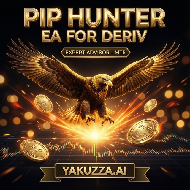 PIP HUNTER EA FOR DERIV — روبوت تداول اليورو دولار، الباوند دولار والدولار ين آلي