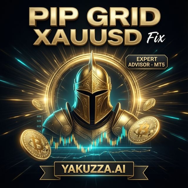 PIP GRID XAUUSD Fix — روبوت الذهب بالشبكة وإدارة المخاطر