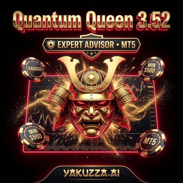 Quantum Queen MT5 3.52 — روبوت الذهب متعدد الاستراتيجيات