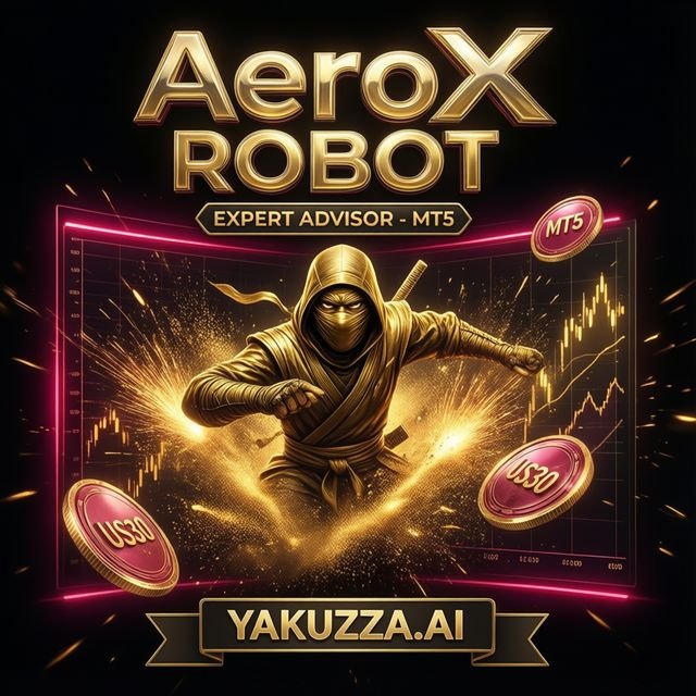 AeroX ROBOT — روبوت مؤشر داو جونز والذهب بالاختراقات والاتجاه