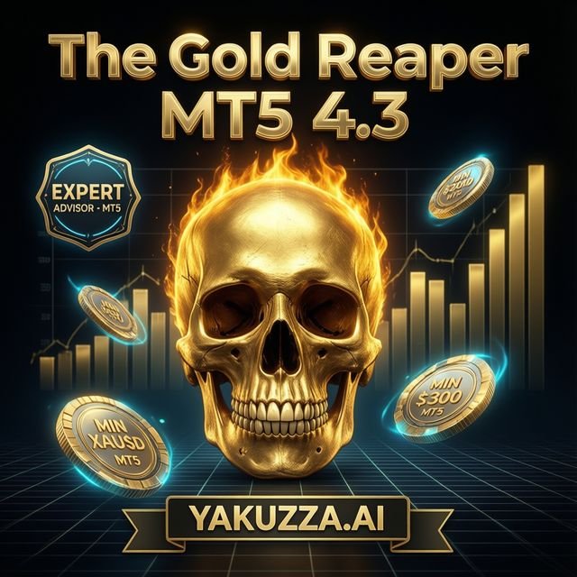 The Gold Reaper MT5 4.3 — روبوت الذهب بالاختراقات والشبكة