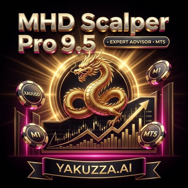 MHD Scalper Pro 9.5 — روبوت إدارة صفقات السكالبينغ للذهب