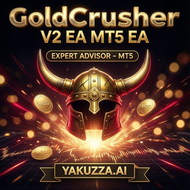 GoldCrusher V2 EA MT5 EA — روبوت الذهب بالاتجاه والتنبيهات