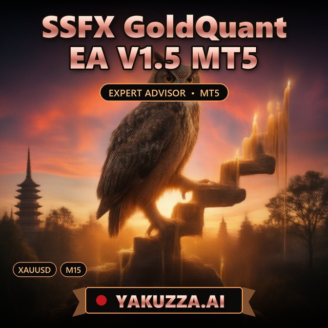 SSFX GoldQuant EA V1.5 MT5 — Liquidity & Trend Robot