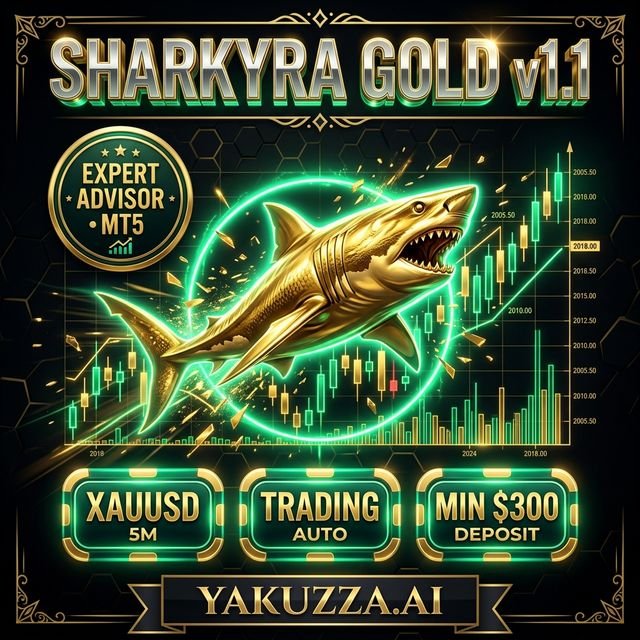 Sharkyra Gold v1.1 — روبوت اتجاه الذهب السريع