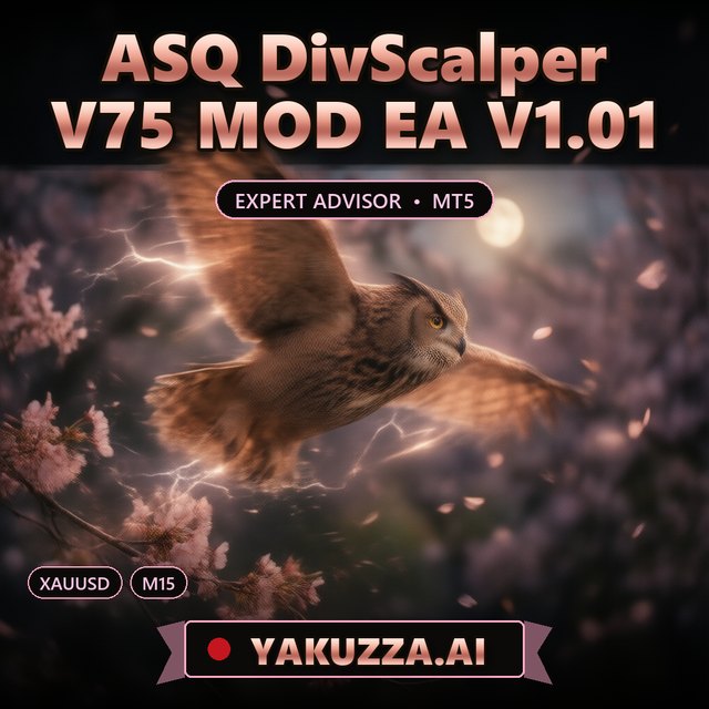 ASQ DivScalper V75 MOD EA V1.01 — Momentum Indicator Scalping Robot