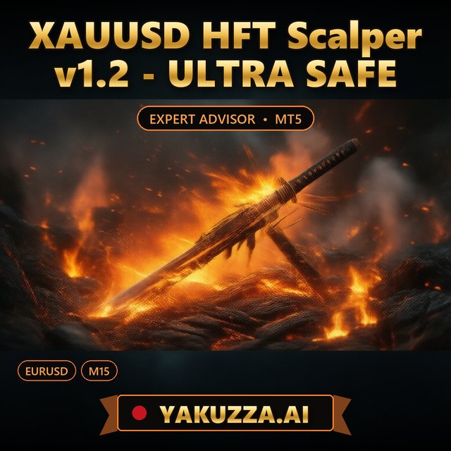 XAUUSD HFT Scalper v1.2 - ULTRA SAFE — Moving Average Scalping Robot