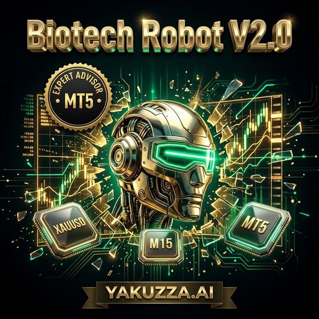 Biotech Robot V2.0 — روبوت تداول آلي للذهب — إعدادات افتراضية
